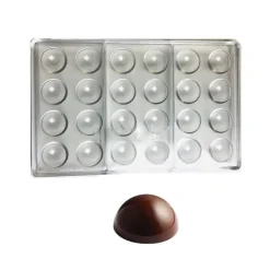 Pavoni Bonbonvorm Halve Bol (24x) Ø30x15mm* Bonbonvormen