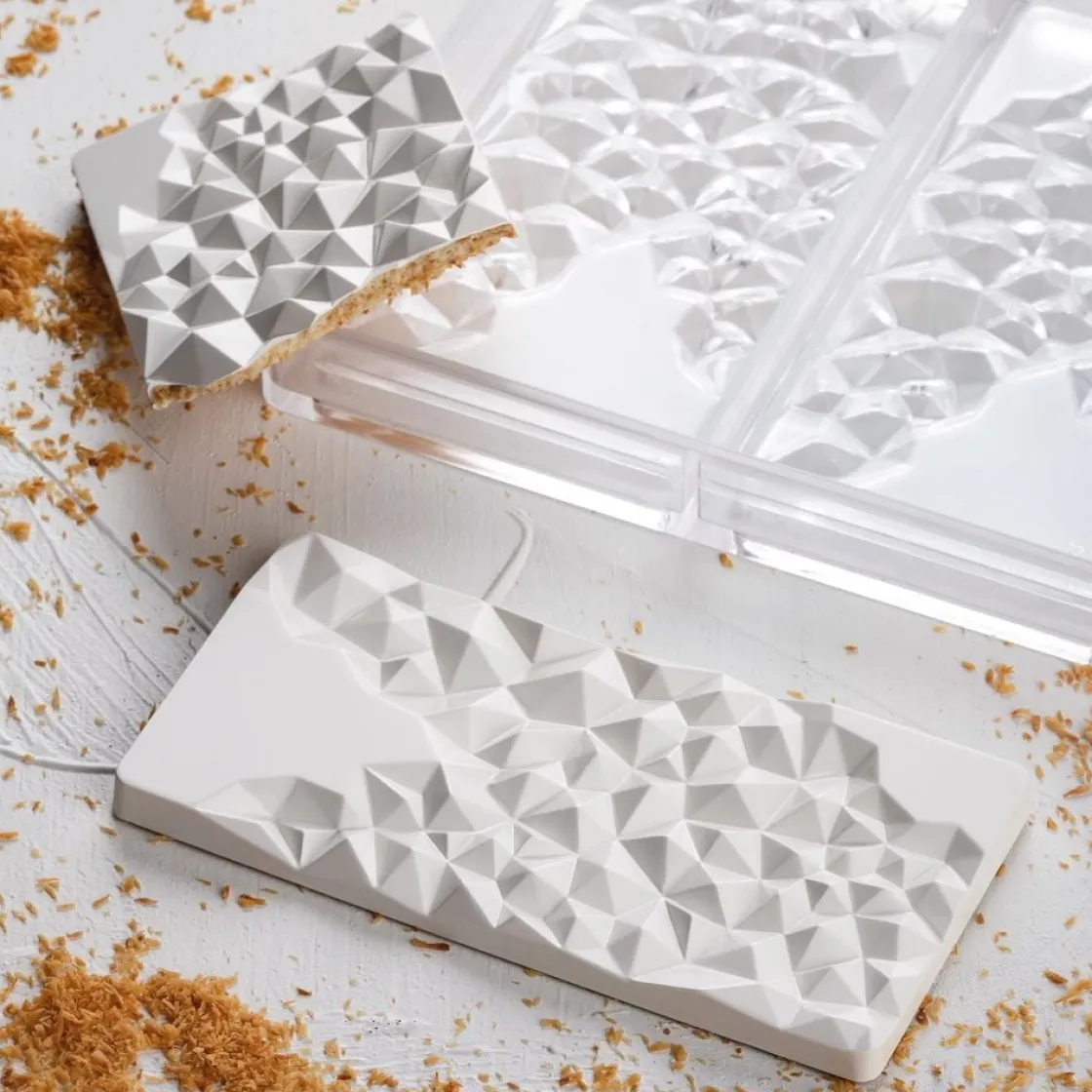 Pavoni Chocolademal Tablet Vallee (3x) 155x77mm* Tabletten En Repen Vormen