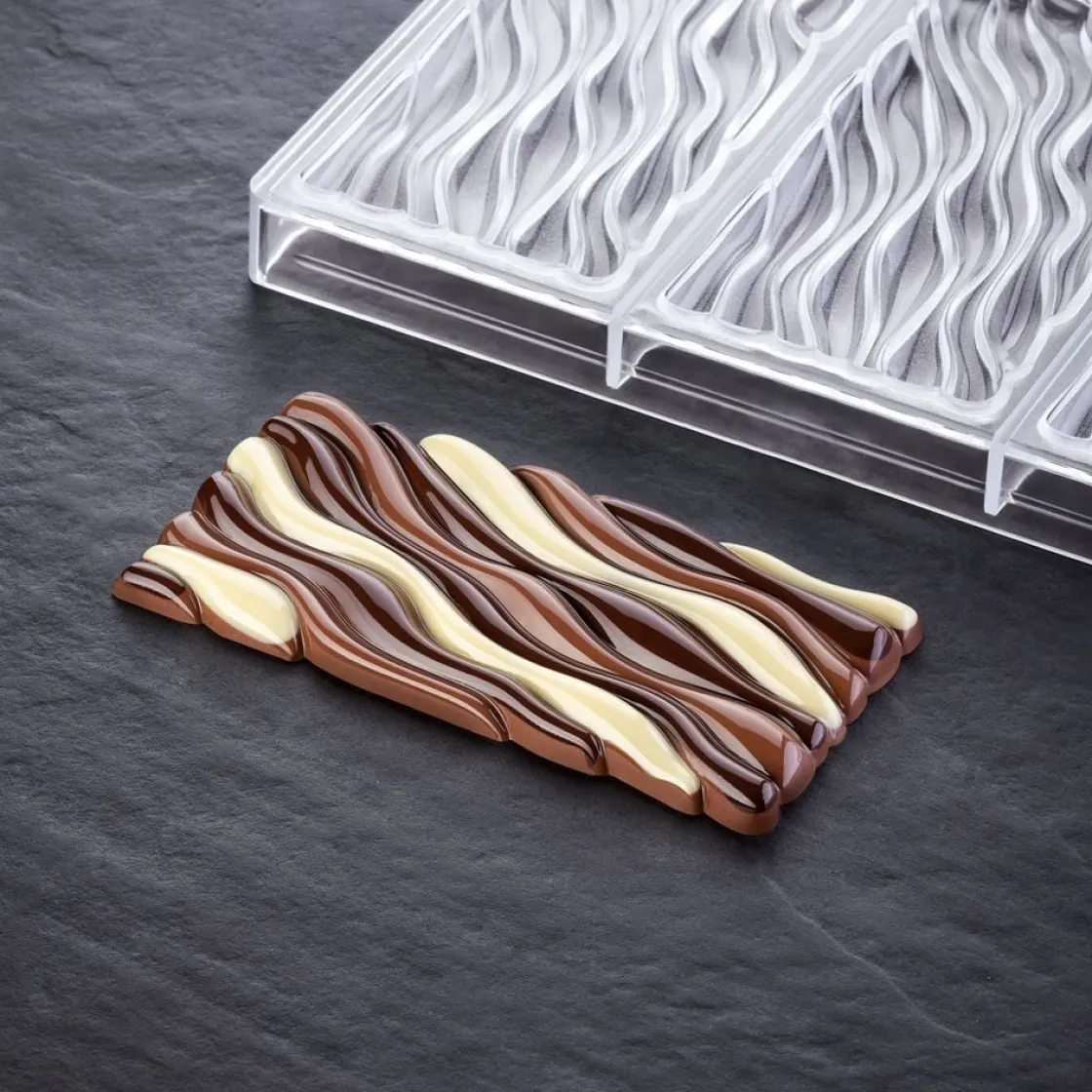 Pavoni Chocolademal Tablet Fluid (3x) 154x77mm* Tabletten En Repen Vormen