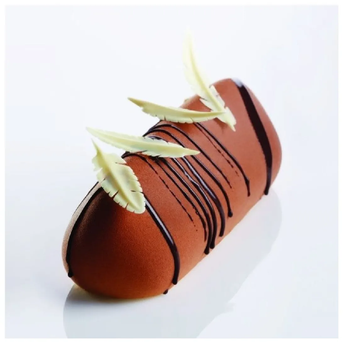 Pavoni FlyChoc Decoratie Tool Lang Blad 80x23mm* Vorkjes, Rekjes En Toebehoren