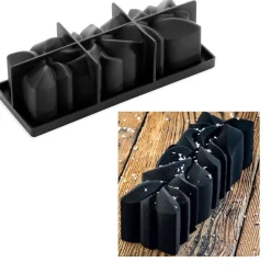 Pavoni Siliconen Vorm Acanto 251x83mm* Bakvormen Siliconen|Ijs En Dessert Vormen