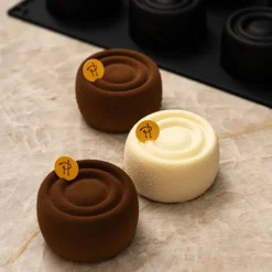 Pavoni Siliconen Vorm Aura Ø7x4cm (12) 40x30cm* Bakvormen Siliconen|Ijs En Dessert Vormen