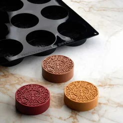 Pavoni Siliconen Vorm Azteca Ø80mm (12) 40x30cm* Ijs En Dessert Vormen|Bakvormen Siliconen