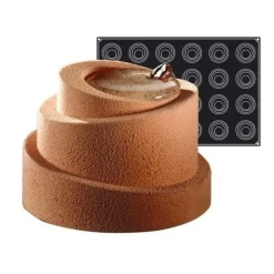 Pavoni Siliconen Vorm Babele Ø68x50mm (24) 60x40cm* Ijs En Dessert Vormen|Bakvormen Siliconen