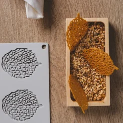 Pavoni Siliconen Vorm Blad 73x55mm (8) 30x20cm* Bakvormen Siliconen|Ijs En Dessert Vormen