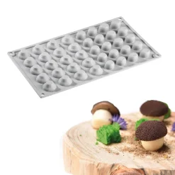 Pavoni Siliconen Vorm Champignon 28x29mm (20) 30x17,5cm* Bakvormen Siliconen|Ijs En Dessert Vormen