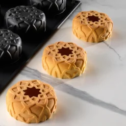 Pavoni Siliconen Vorm Dahab Ø75x30mm (12) 40x30cm* Bakvormen Siliconen|Ijs En Dessert Vormen