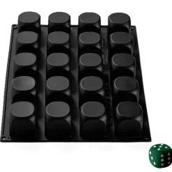 Pavoni Siliconen Vorm Dobbelsteen Ø50mm (20) 40x30cm* Bakvormen Siliconen|Ijs En Dessert Vormen