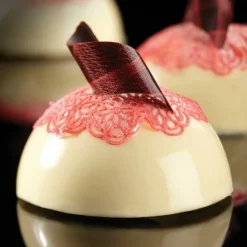 Pavoni Siliconen Vorm Halfrond Ø70x40mm (24) 60x40cm* Ijs En Dessert Vormen|Bakvormen Siliconen