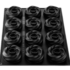 Pavoni Siliconen Vorm Karma 80x30mm (12) 40x30cm* Ijs En Dessert Vormen|Bakvormen Siliconen