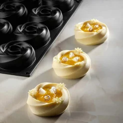 Pavoni Siliconen Vorm Karma 80x30mm (12) 40x30cm* Ijs En Dessert Vormen|Bakvormen Siliconen