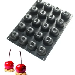 Pavoni Siliconen Vorm Kers/Perzik 58x53mm (20) 30x40cm* Bakvormen Siliconen|Ijs En Dessert Vormen