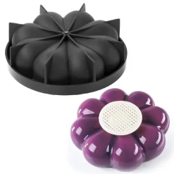 Pavoni Siliconen Vorm Kleine Bloem Ø145x43mm*** Bakvormen Siliconen|Ijs En Dessert Vormen