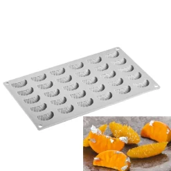 Pavoni Siliconen Vorm Mandarijn 38 x22mm (30) 30x17,5cm* Bakvormen Siliconen|Ijs En Dessert Vormen