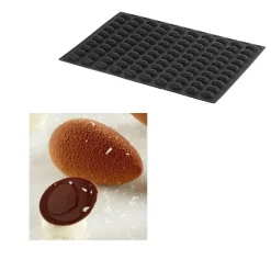 Pavoni Siliconen Vorm Mini Quenelle 42mm (100) 60x40cm* Ijs En Dessert Vormen|Bakvormen Siliconen
