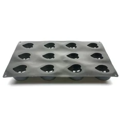 Pavoni Siliconen Vorm Passie 71x66mm (12) 30x40cm* Bakvormen Siliconen|Ijs En Dessert Vormen