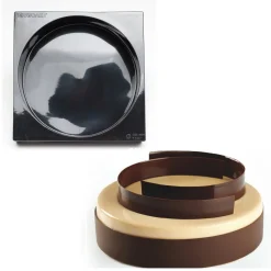 Pavoni Siliconen Vorm Rond Ø180x45mm*** Bakvormen Siliconen|Ijs En Dessert Vormen