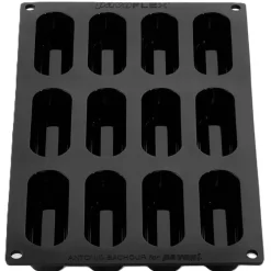 Pavoni Siliconen Vorm Rond 40 80x30mm (12) 30x17,5cm* Bakvormen Siliconen|Ijs En Dessert Vormen