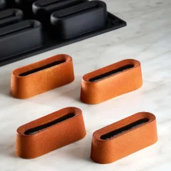 Pavoni Siliconen Vorm Rond 40 80x30mm (12) 30x17,5cm* Bakvormen Siliconen|Ijs En Dessert Vormen