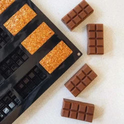 Pavoni Siliconen Vorm Tablet 85x45mm (16) 40x30cm* Ijs En Dessert Vormen|Bakvormen Siliconen