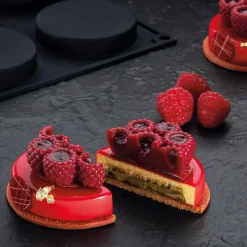 Pavoni Siliconen Vorm Top-Frambozen Mini (8) Ø62mm* Bakvormen Siliconen|Ijs En Dessert Vormen