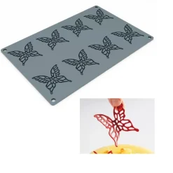 Pavoni Siliconen Vorm Vlinder 60x58mm (8) 30x20cm* Ijs En Dessert Vormen|Bakvormen Siliconen