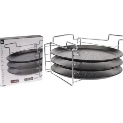 Overig Pizza Bakset 4-delig* Ronde Bakvormen