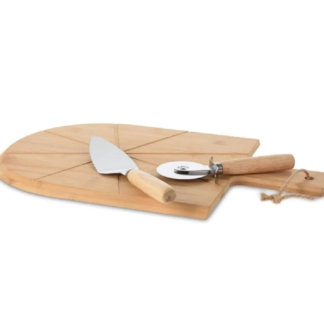 Overig Pizza Snijplank 43x30cm (Incl. Pizzasnijder en Pizzaschep)* Snij Toebehoren