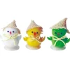 Overig Pluche Decoratie Kuiken met Hoed Ass. 4,5cm 36st.*** Prikkers En Ringen