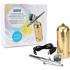 PME Airbrush Kit Oplaadbaar Goud* Airbrush