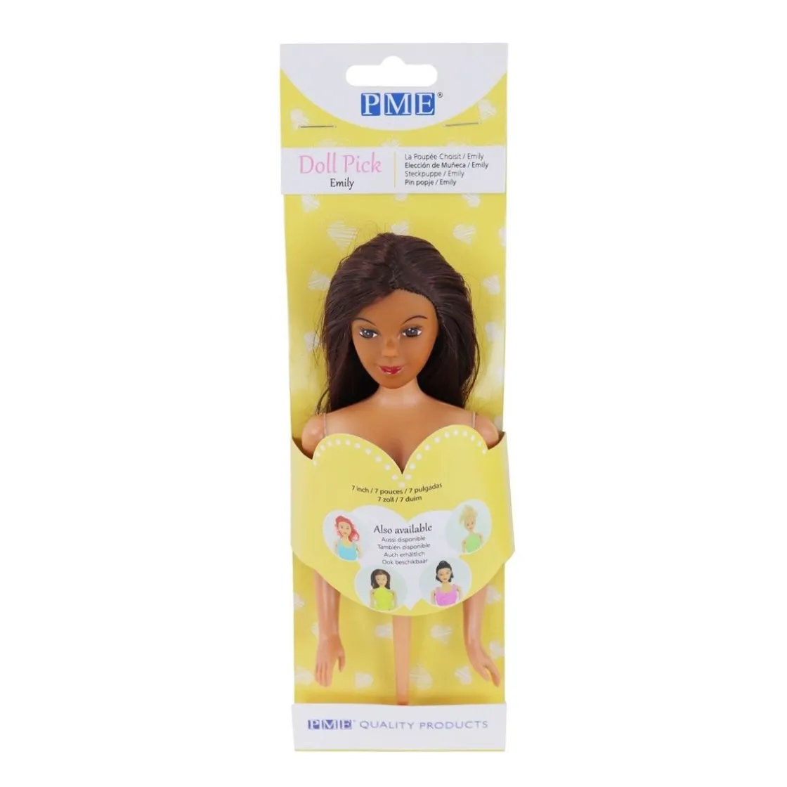 PME Barbie Doll Pick (Pin Popje) Etnisch* Prikkers En Ringen