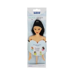 PME Barbie Doll Pick (Pin Popje) Zwart haar*** Prikkers En Ringen