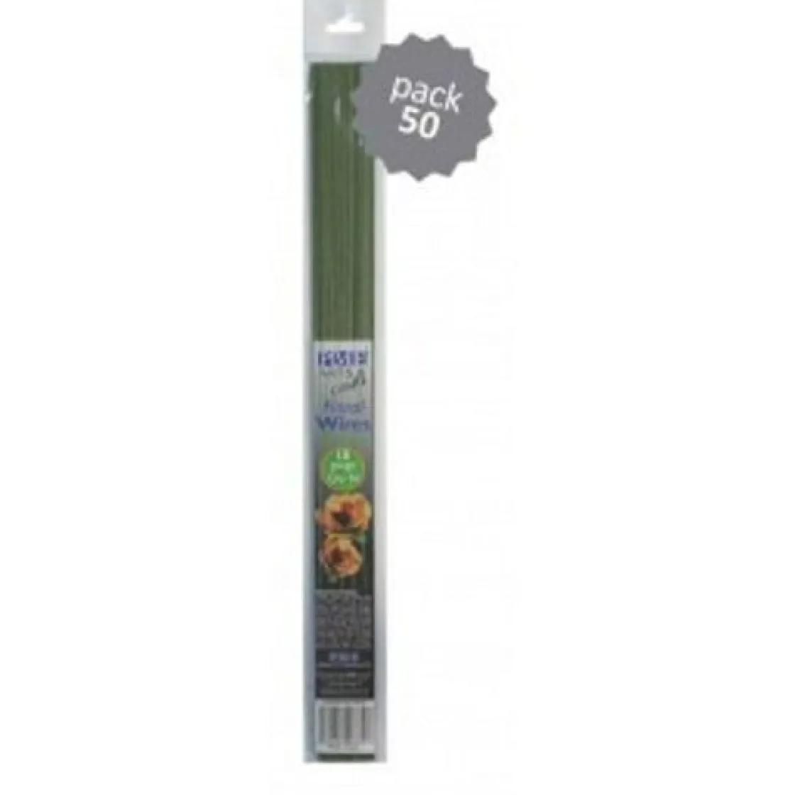 PME Bloemdraad groen - 30 gauge (50 stuks)* Bloemen Maken