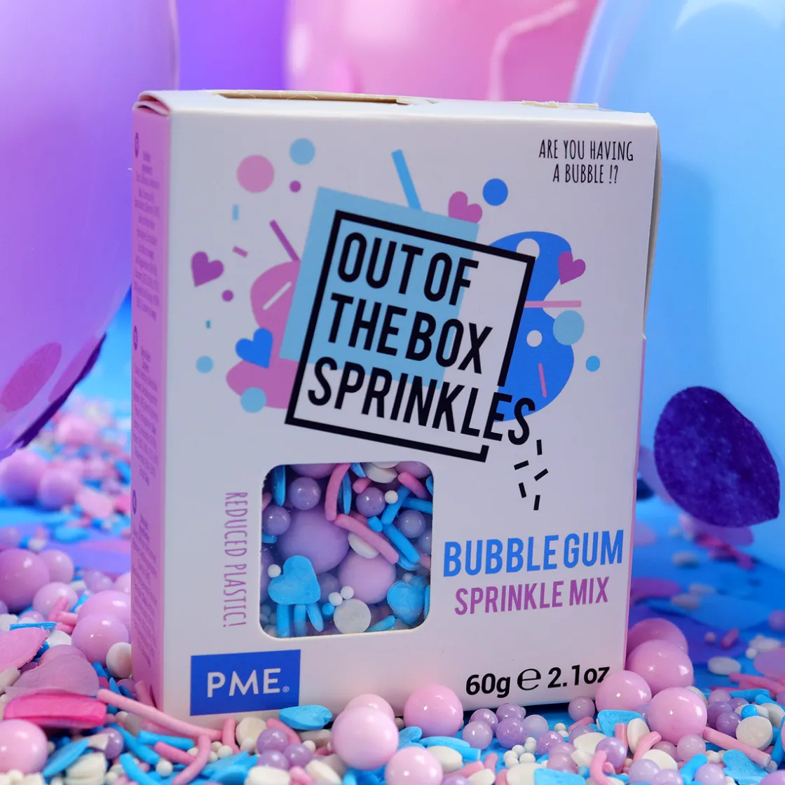 PME Bubblegum Sprinkle Mix (Out of the Box) 60g* Eetbare Strooisels
