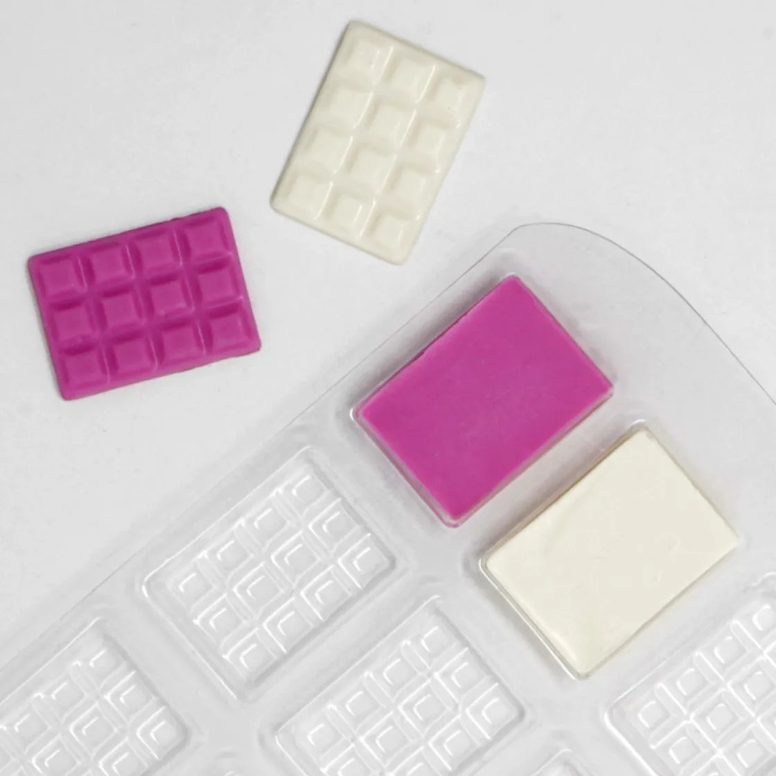 PME Chocolademal Mini Tablet (12x) 35x25mm* Tabletten En Repen Vormen