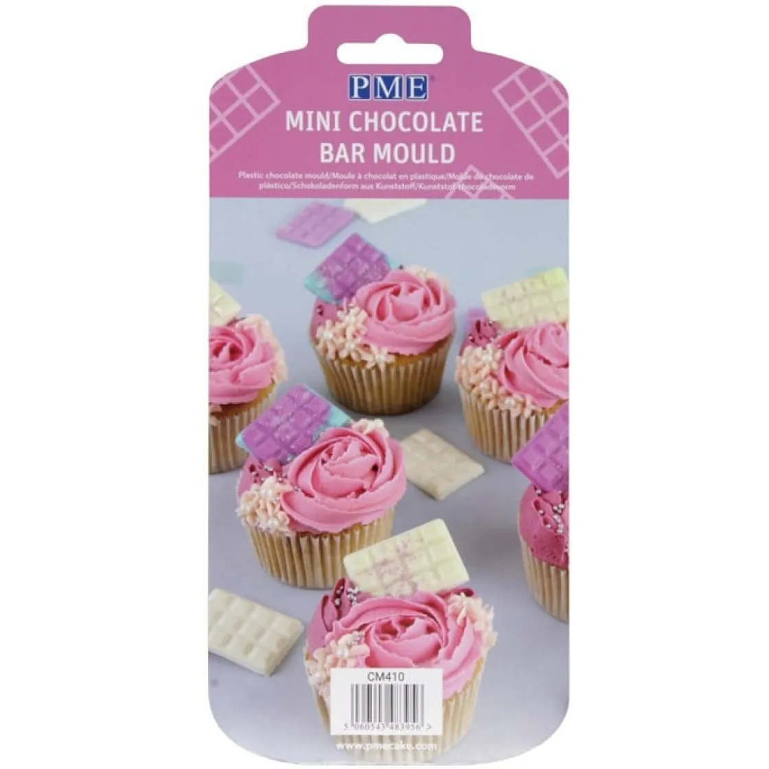 PME Chocolademal Mini Tablet (12x) 35x25mm* Tabletten En Repen Vormen