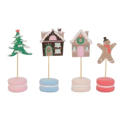 PME Cupcake Set Gingerbread Village Christmas 24st.*** Bakvormen Papier