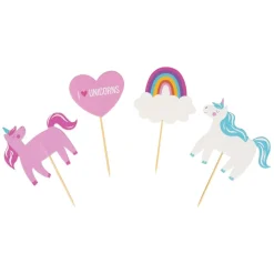 PME Cupcake Set I Love Unicorns 24st.* Bakvormen Papier