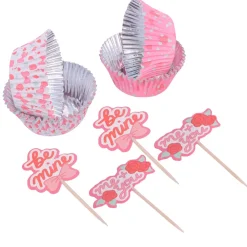 PME Cupcake Set Mijn Valentijn 24st.* Bakvormen Papier