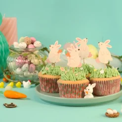 PME Cupcake Set Paashaas 24st.* Bakvormen Papier