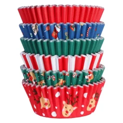 PME Cupcake Vormpjes Kerst Assortiment 100st.* Bakvormen Papier