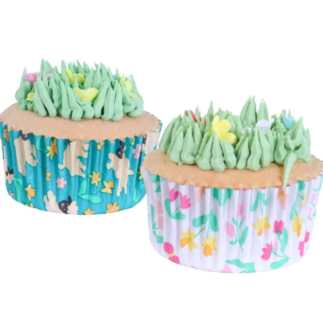 PME Cupcake Vormpjes Lenteweide Ø52mm 60st.* Bakvormen Papier