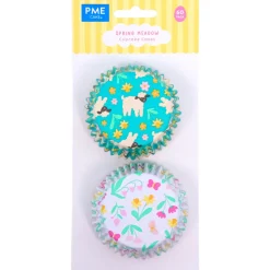 PME Cupcake Vormpjes Lenteweide Ø52mm 60st.* Bakvormen Papier
