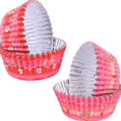 PME Cupcake Vormpjes Vintage Valentijn Ø52mm 60st.* Bakvormen Papier