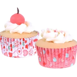 PME Cupcake Vormpjes Zoete Liefde Ø52mm 60st.* Bakvormen Papier