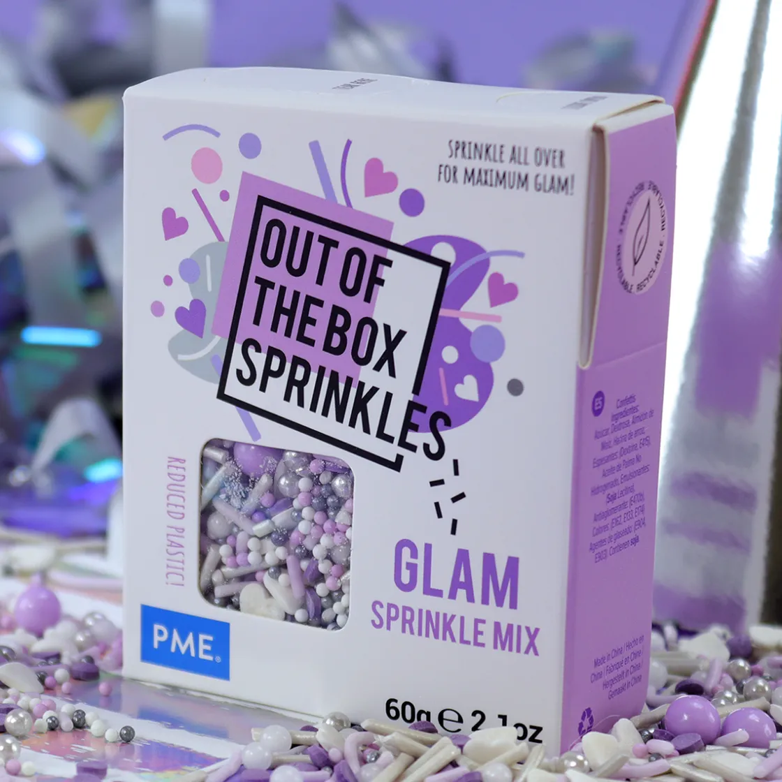 PME Glamour Sprinkle Mix (Out of the Box) 60g* Eetbare Strooisels