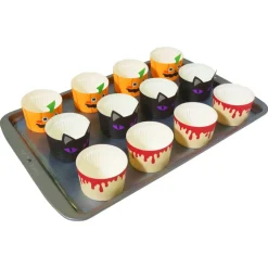 PME Halloween Cupcake Vormpjes Druppelend Bloed Ø45mm 12st*** Bakvormen Papier