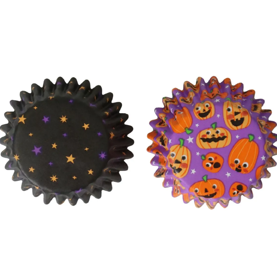 PME Halloween Mini Cupcake Vormpjes Pompoenfeest Ø33mm 60st.* Bakvormen Papier