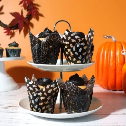 PME Halloween Muffin Cups Griezelige Nacht 24st.* Bakvormen Papier