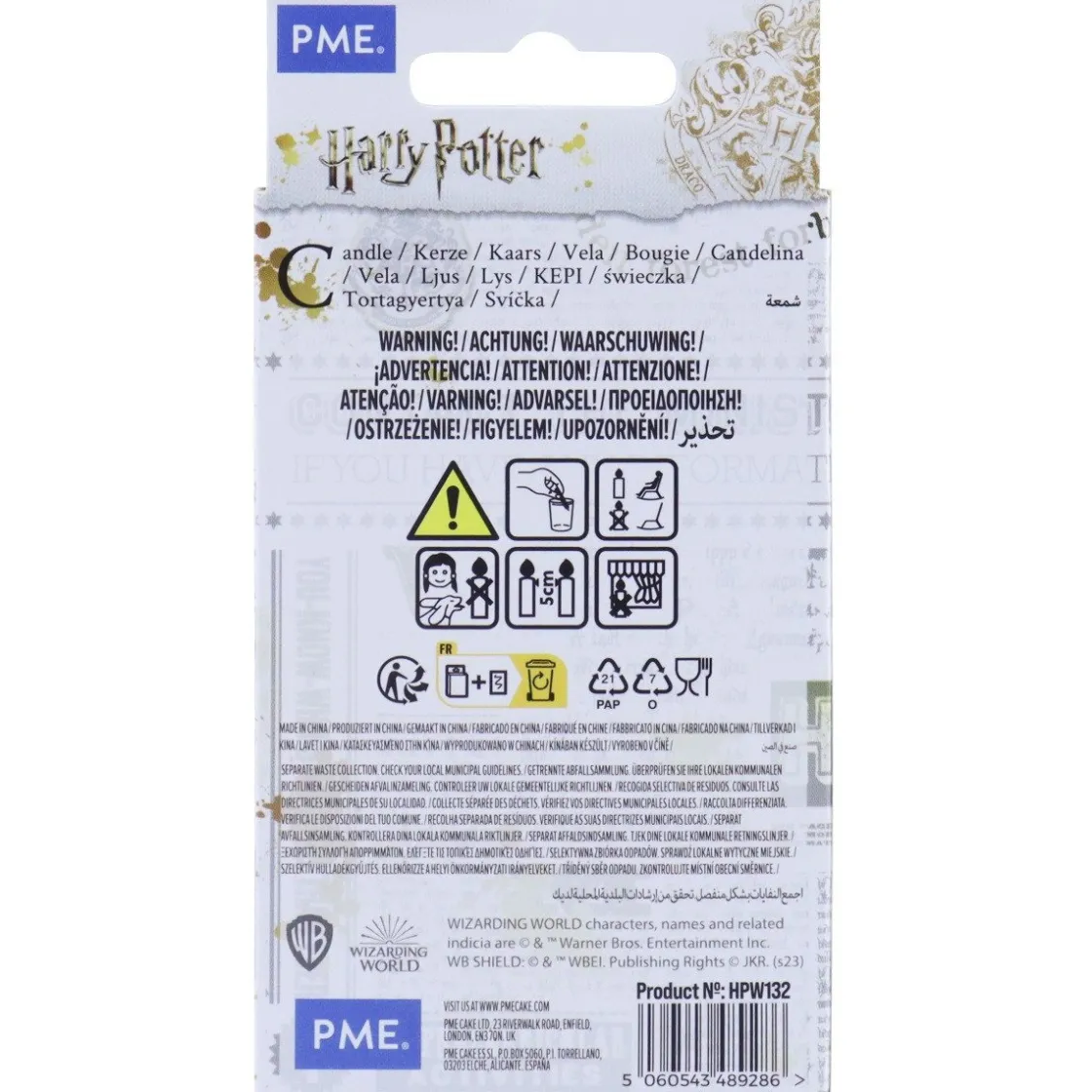 PME Harry Potter Cijferkaars #2*** Kaarsjes En Vuurwerk